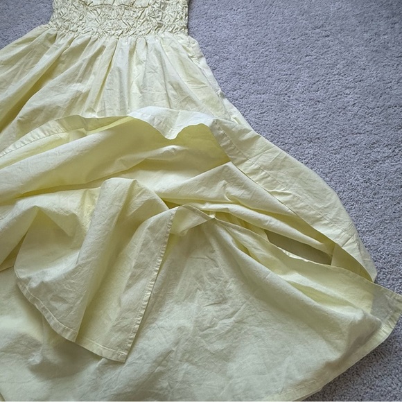 LOFT New Soft Yellow Maxi Dress Sz 6P - Picture 6 of 8